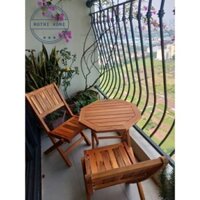 Bộ bàn ghế ban công chung cư - bàn trà vỉa hè