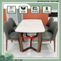 [BỘ BÀN GHẾ] Bộ bàn ăn 4 ghế Grace không tay