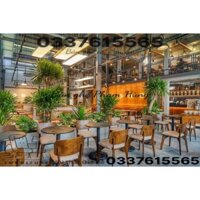 Bộ bàn ghế cafe chân đế gang 1 bàn 2 ghế giá xưởng