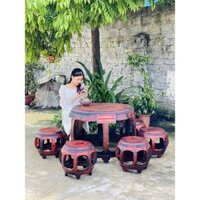 Bộ bàn ghế chất liệu gỗ trắc