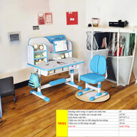 Bộ bàn ghế chống gù chống cận, bàn ngồi học trẻ em ghế tựa thông minh nâng hạ độ cao