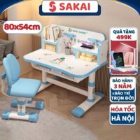 Bộ bàn ghế chống gù Sakai Cao Cấp - Bộ bàn ghế thông minh cho bé học tập, Thiết kế hiện đại