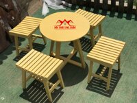 Bộ bàn ghế cóc vintage 02