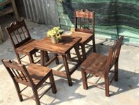Bộ bàn ghế coffee Vintage 04