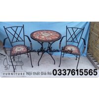 Bộ bàn ghế đá cafe sân vườn ngoài trời