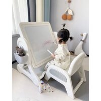 Bộ bàn ghế đa chức năng xếp hình,vẽ dành cho bé Babyviva