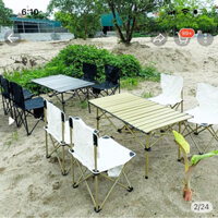 bộ bàn ghế Dã ngoại - cắm trại -picnic- đi du lịch  xa