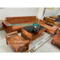 Bộ bàn ghế Đại Phát phòng khách gỗ hương