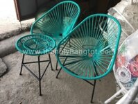 Bộ bàn ghế dây thun