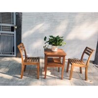 Bộ bàn ghế fansipan gỗ