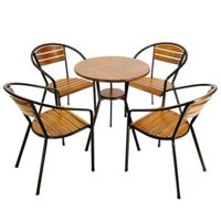 Bộ bàn ghế fansipan moon 03( 1 bàn 4 ghế)