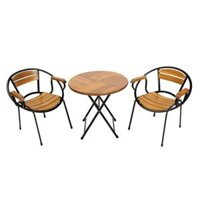Bộ bàn ghế Fansipan Moon mini 01 ( 1 bàn tròn 2 ghế)