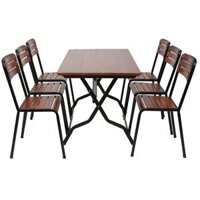 Bộ bàn ghế Fansipan quán ăn cao