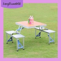 Bộ Bàn Ghế Gấp Gọn - Bàn dã ngoại gấp với hợp kim nhôm 4 chỗ ngồi - Beryllium068