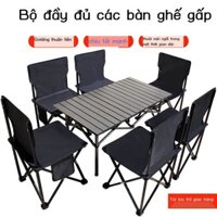 Bộ bàn ghế gấp ngoài trời, bộ bàn ghế gấp, bàn gấp đặc biệt, ghế gấp tiện lợi