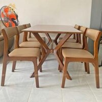 Bộ Bàn Ghế Gỗ Cao Su sang trọng Giá Xưởng – Shop nội thất
