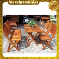 Bộ bàn ghế gỗ mini