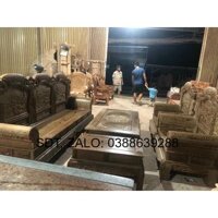 Bộ bàn ghế gỗ mun đuôi công Hoàng Gia sang trọng giá thật