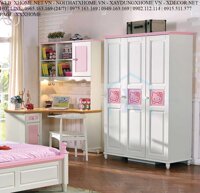 BỘ BÀN GHẾ HỌC SINH BẰNG GỖ CHO BÉ X HOME SÀI GÒN XHOME3502