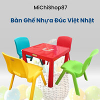 Bộ Bàn Ghế Học Sinh Cho Bé Nhựa Đúc Chắc Chắn, Bộ Bàn Ghế Trẻ Em Đa Năng