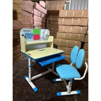 bộ bàn ghế học sinh chống gù chống cận B03, bàn ghế thông minh cho bé có thể nâng hạ độ cao