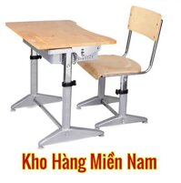 Bộ Bàn ghế học sinh chống gù chống cận giá rẻ cho bé - nội thất trường học Xuân Hòa BHS 14-04CS