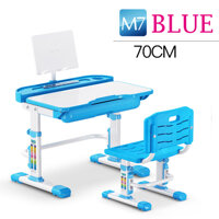 Bộ Bàn Ghế Học Sinh Thông Minh Best Desk M7 Màu Xanh