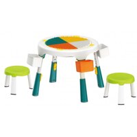 Bộ bàn ghế lắp ghép đa năng Toys house  smoneo 1119-SM-001-88005 tặtng quà dễ thương - XANH