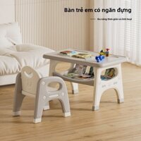 Bộ bàn ghế mẫu giáo, bàn học cho trẻ em, bàn viết cho trẻ em, bàn ăn tại nhà, bàn hình chữ nhật đa chức năng cho bé