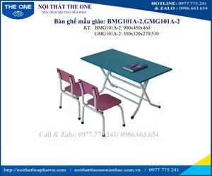 Bộ bàn ghế mẫu giáo BMG101A-2, GMG101A-2