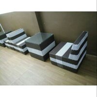 Bộ bàn ghế mây nhựa giá rẻ
