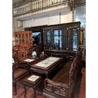 Bộ bàn ghế Móc Triện Gỗ Gụ Lào