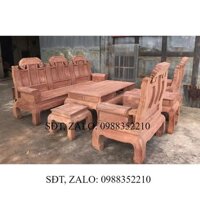Bộ bàn ghế như ý voi hộp chân vanh