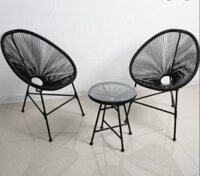 Bộ bàn ghế nhựa giả mây cao cấp giá rẻ BGNM02