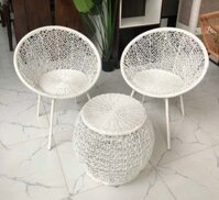 Bộ Bàn Ghế Nhựa Giả Mây TQCVN-BG005