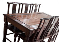 Bộ Bàn Ghế Phòng Khách Gỗ Sồi Màu Hạt Dẻ