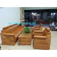 Bộ bàn ghế phòng khách gỗ tần bì