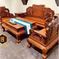 Bộ Bàn Ghế Phòng Khách - Gỗ Hương Việt- BG032