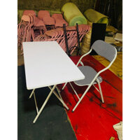 BỘ BÀN GHẾ SINH VIÊN GÍA RẺ, BỘ BÀN GHẾ GẤP GỌN GÀNG TIỆN LỢI( BÀN 80x40x73 MDF 1,5cm+ GHẾ)