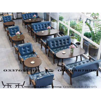 Bộ bàn ghế sofa cafe trà sữa vintage,bàn ghế giá rẻ