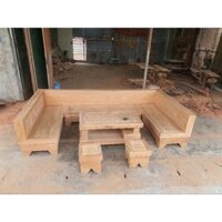 Bộ Bàn ghế sôfa phòng khách gỗ gõ đỏ, bàn ghế phòng khách hiện đại