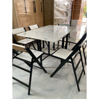 Bộ bàn ghế thông minh gấp gọn bàn và 4, 6 ghế