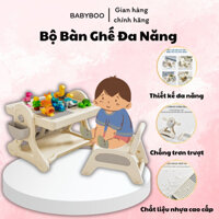 Bộ Bàn Ghế Xếp Hình Đa Năng Cho Bé , Bộ Bàn Ghế Kết Hợp Nhiều Chức Năng Kích Thích Sự Phát Triển Cho Bé