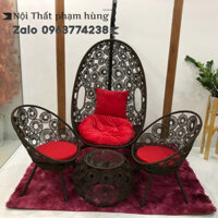Bộ bàn ghế xích đu thư giãn giá rẻ