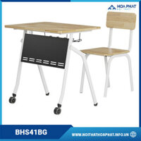 Bộ Bàn Học Gỗ Tự Nhiên BHS41BG