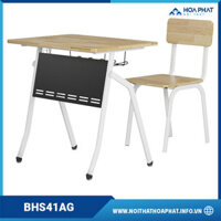 Bộ Bàn Học Gỗ Tự Nhiên BHS41AG