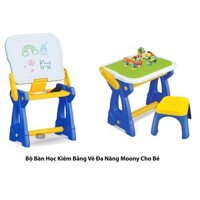 Bộ Bàn Học Kiêm Bảng Vẽ Đa Năng Moony Cho Bé( Hàng Quà Tặng)