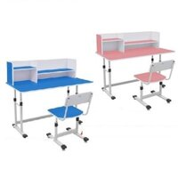 Bộ bàn học sinh BHS-13-07 liền giá sách - NT Xuân Hòa
