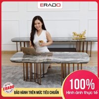 Bộ bàn kệ Erado mã 1723 mặt đá cao cấp cho phòng khách hiện đại 1m3 - 2m2