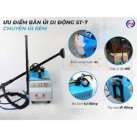 Bộ bàn là nồi hơi 💥 TẶNG KÈM MẶT NẠ BÀLÀ  💥 Bàn là dạng đứng công nghiệp, chuyên dụng ủi rèm, đồ thời trang có bánh xe